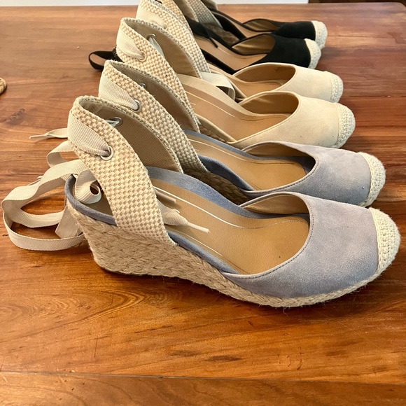 Vionic Aruba Maris espadrilles lace up wedges 6 - Picture 3 of 3